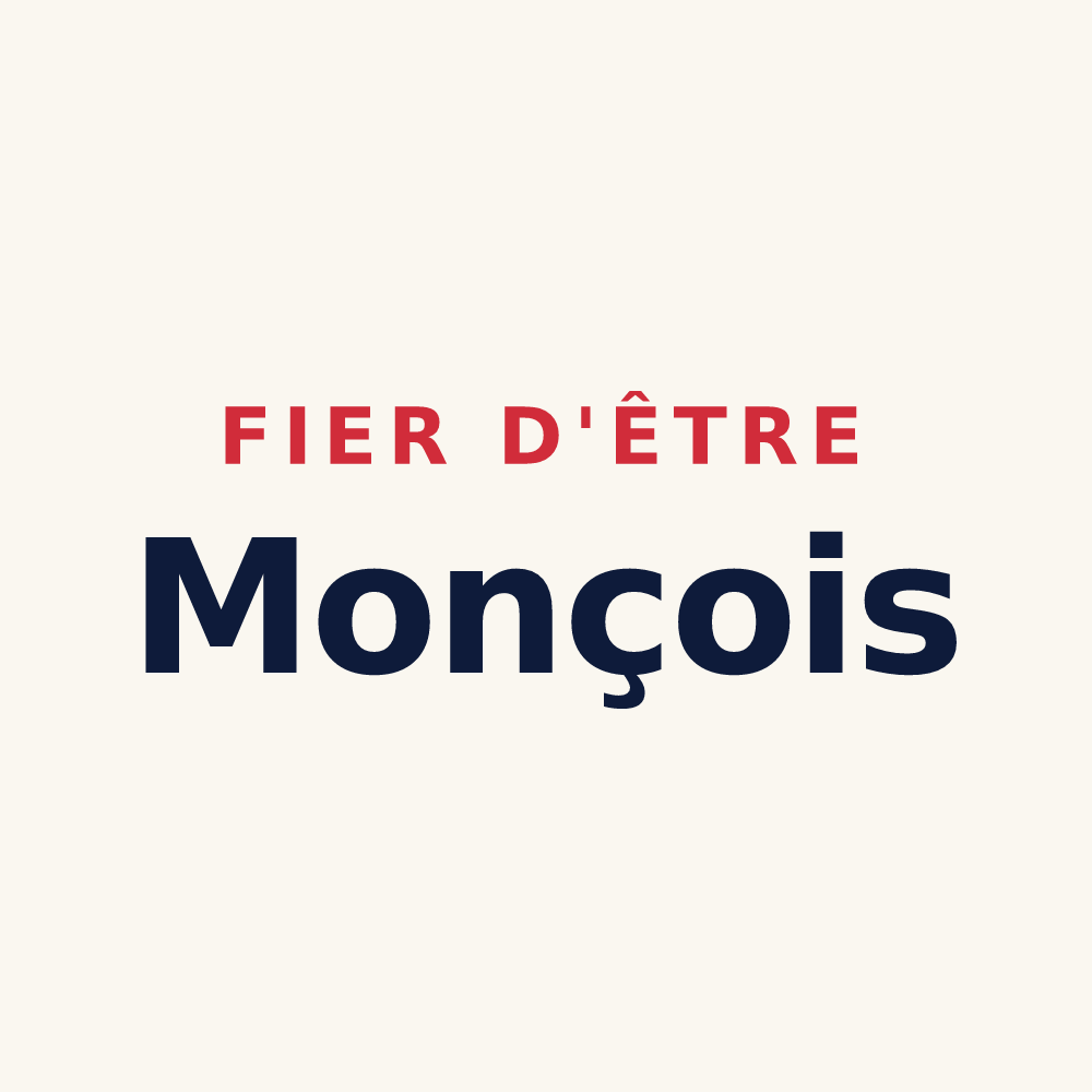 Tasse « Fier d'être Monçois » — design pour Monceaux-en-Bessin