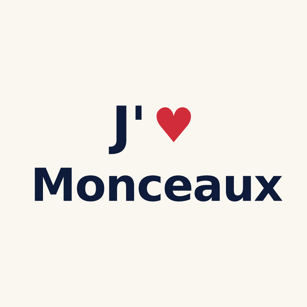 Tasse personnalisée Monceaux — design J'aime Monceaux