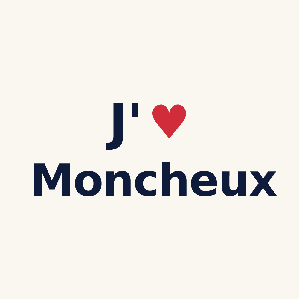 Tasse personnalisée Moncheux — design J'aime Moncheux