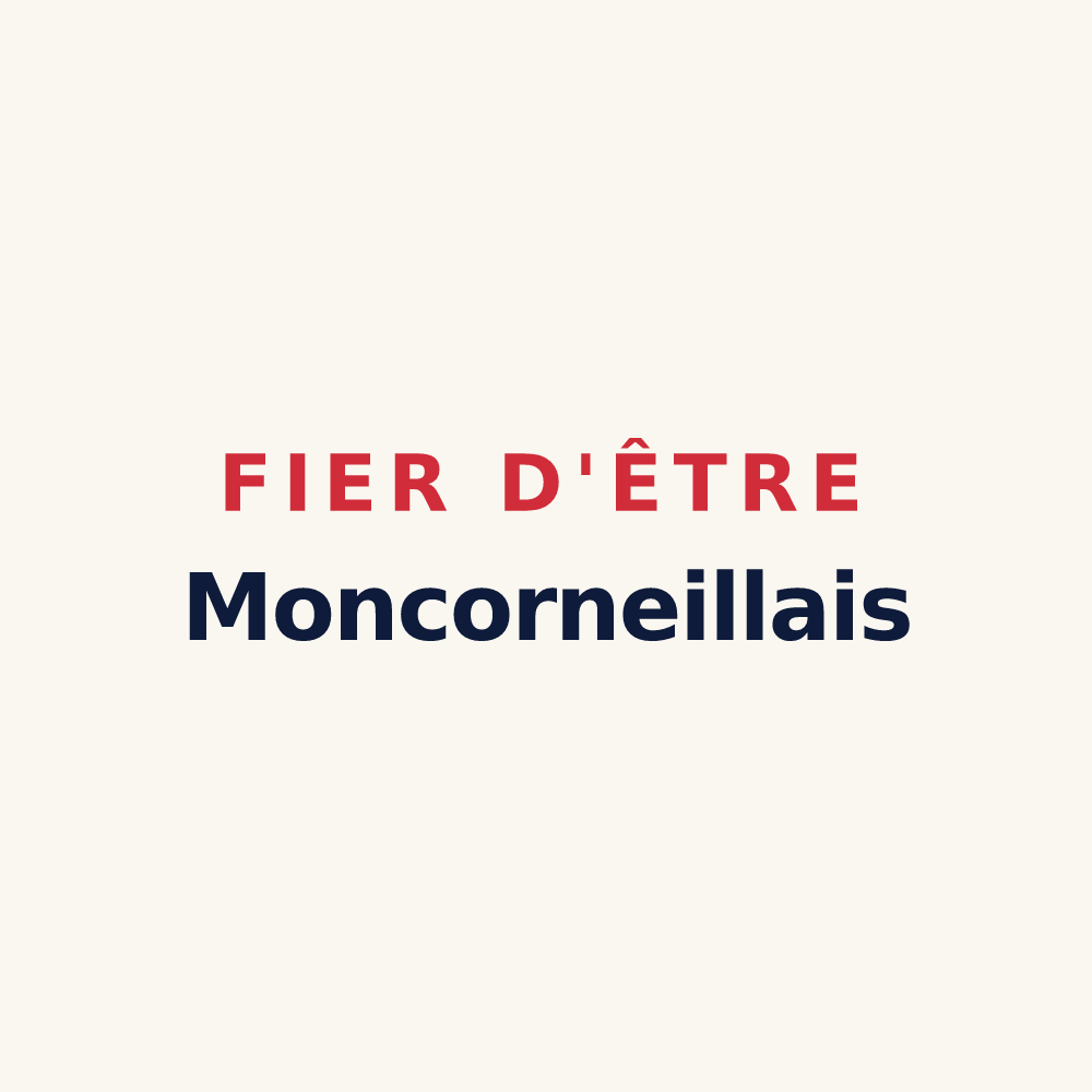 Tasse « Fier d'être Moncorneillais » — design pour Moncorneil-Grazan