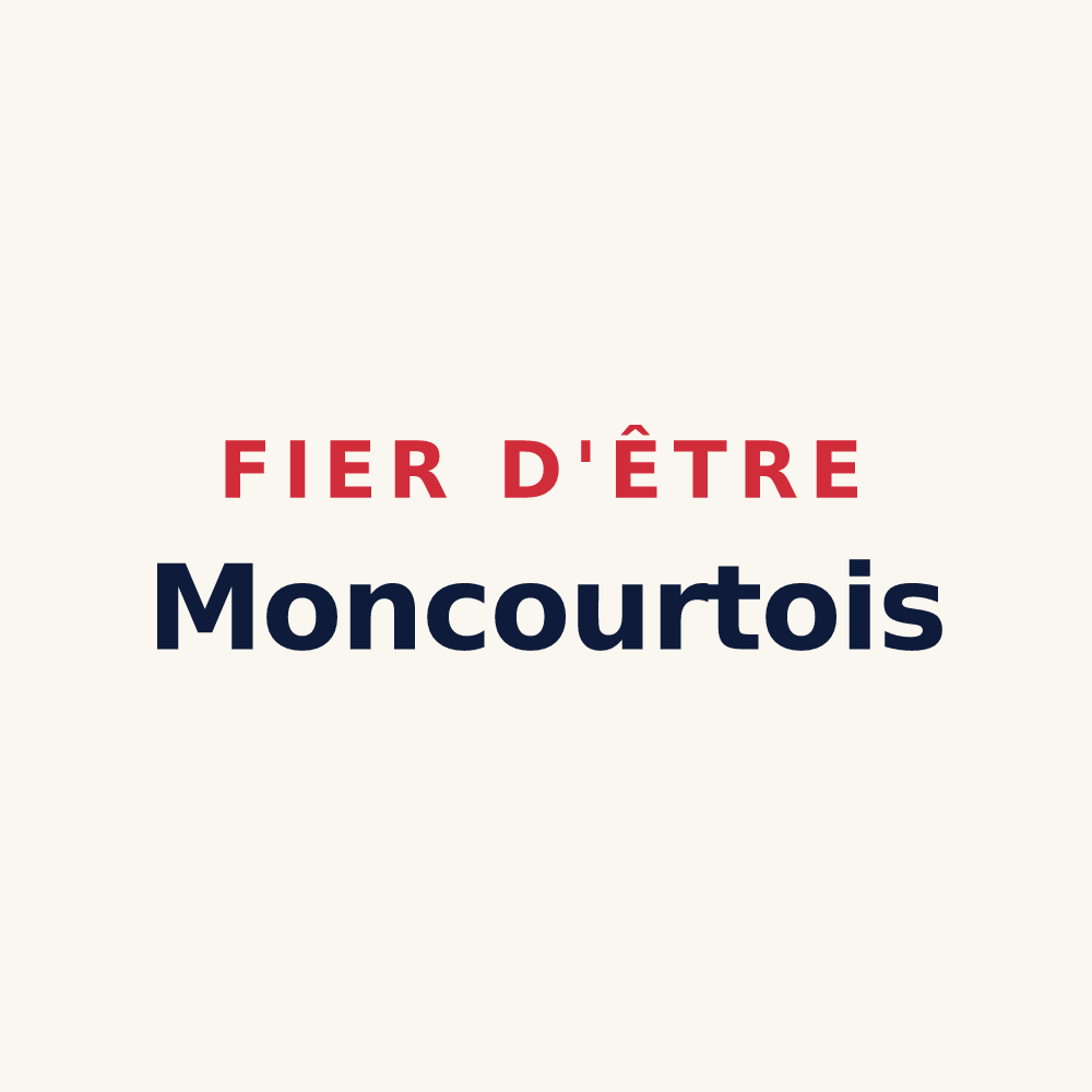 Tasse « Fier d'être Moncourtois » — design pour Moncourt
