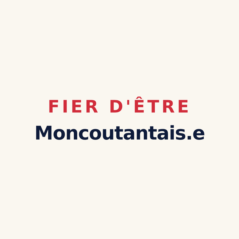 Tasse « Fier d'être Moncoutantais.e » — design pour Moncoutant-sur-Sèvre