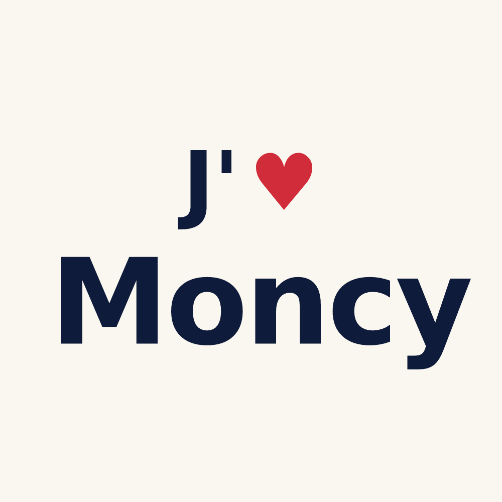 Tasse personnalisée Moncy — design J'aime Moncy
