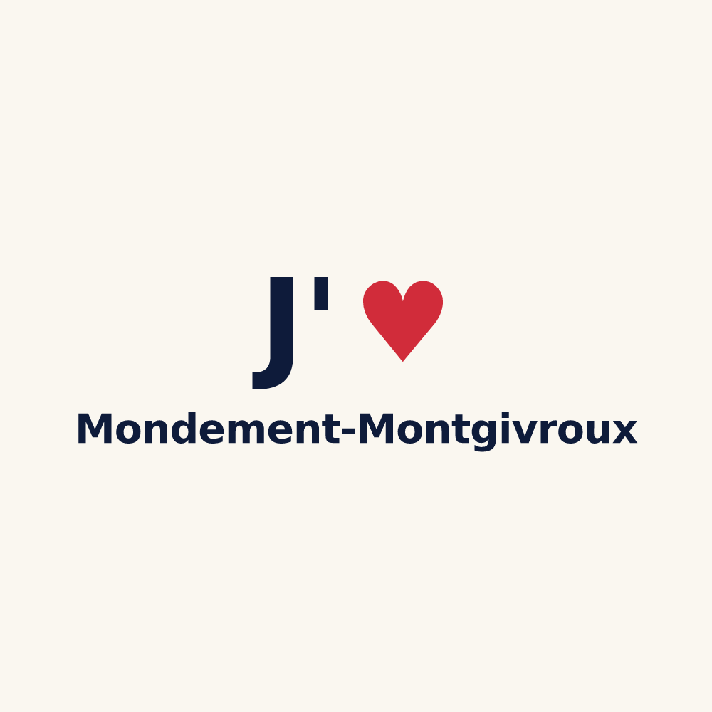 Tasse personnalisée Mondement-Montgivroux — design J'aime Mondement-Montgivroux