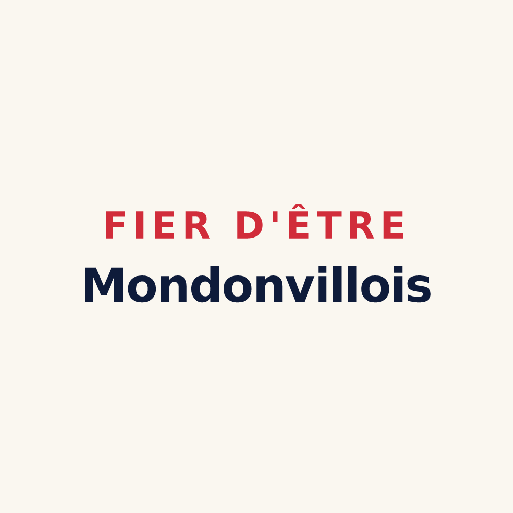 Tasse « Fier d'être Mondonvillois » — design pour Mondonville