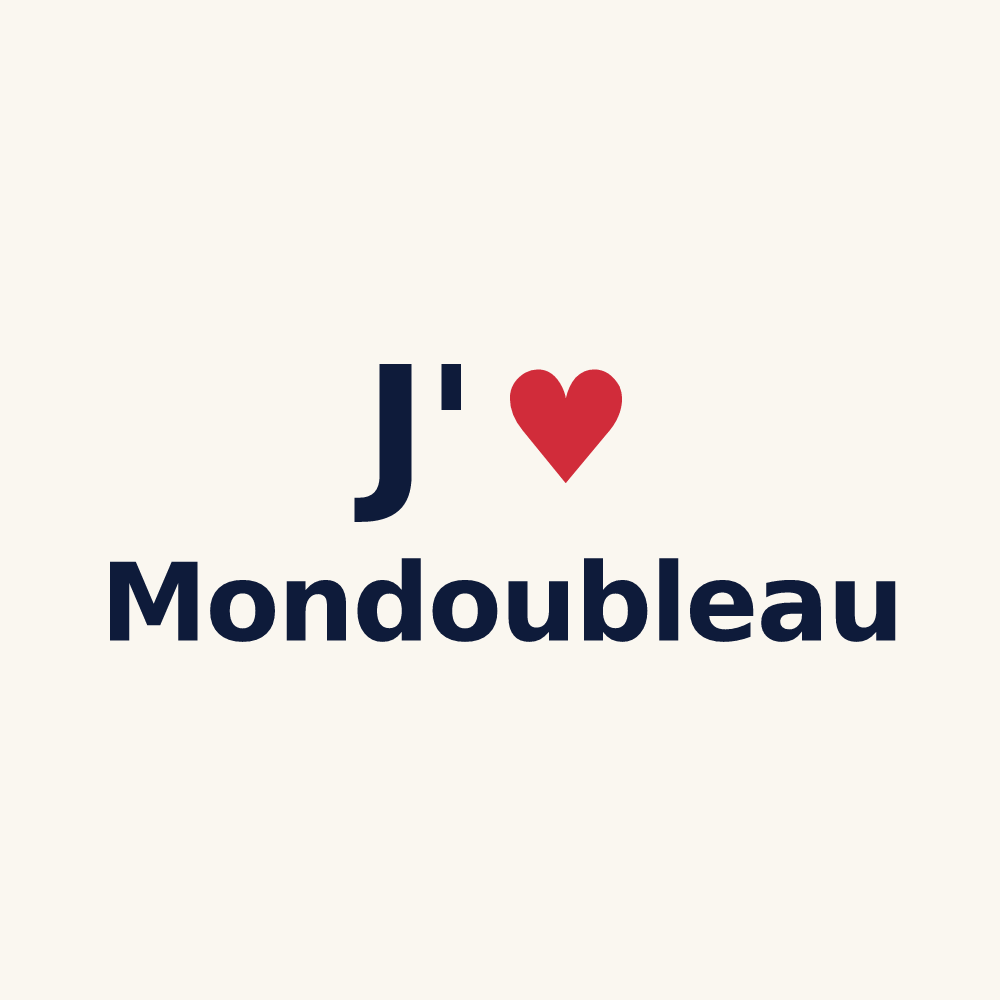 Tasse personnalisée Mondoubleau — design J'aime Mondoubleau