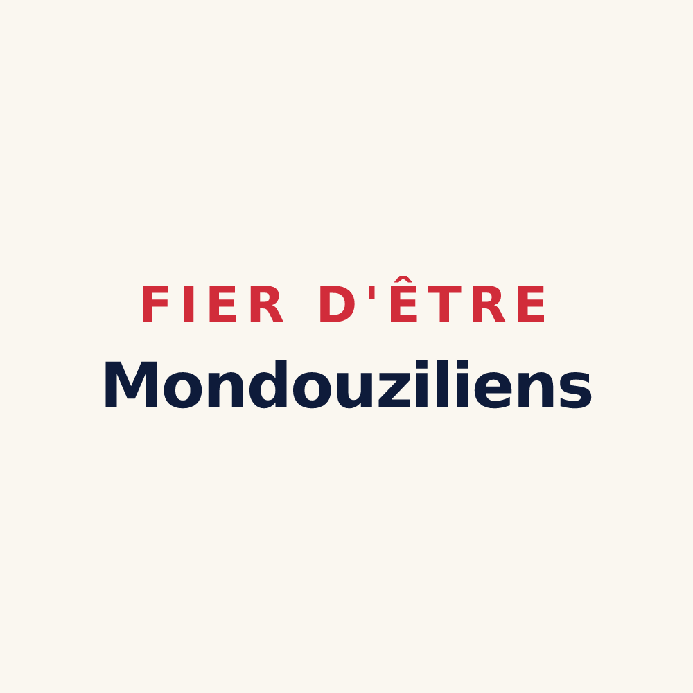 Tasse « Fier d'être Mondouziliens » — design pour Mondouzil