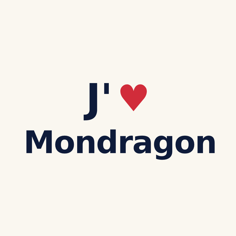 Tasse personnalisée Mondragon — design J'aime Mondragon