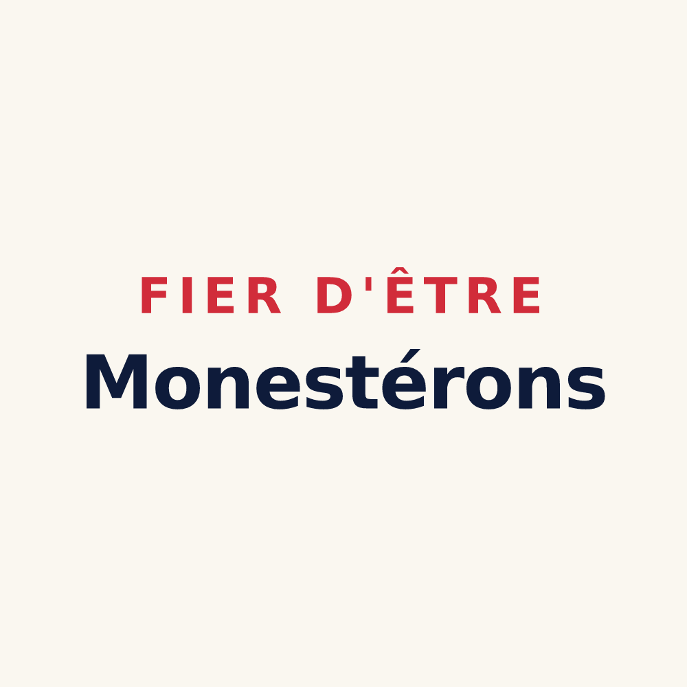 Tasse « Fier d'être Monestérons » — design pour Monestier-d'Ambel