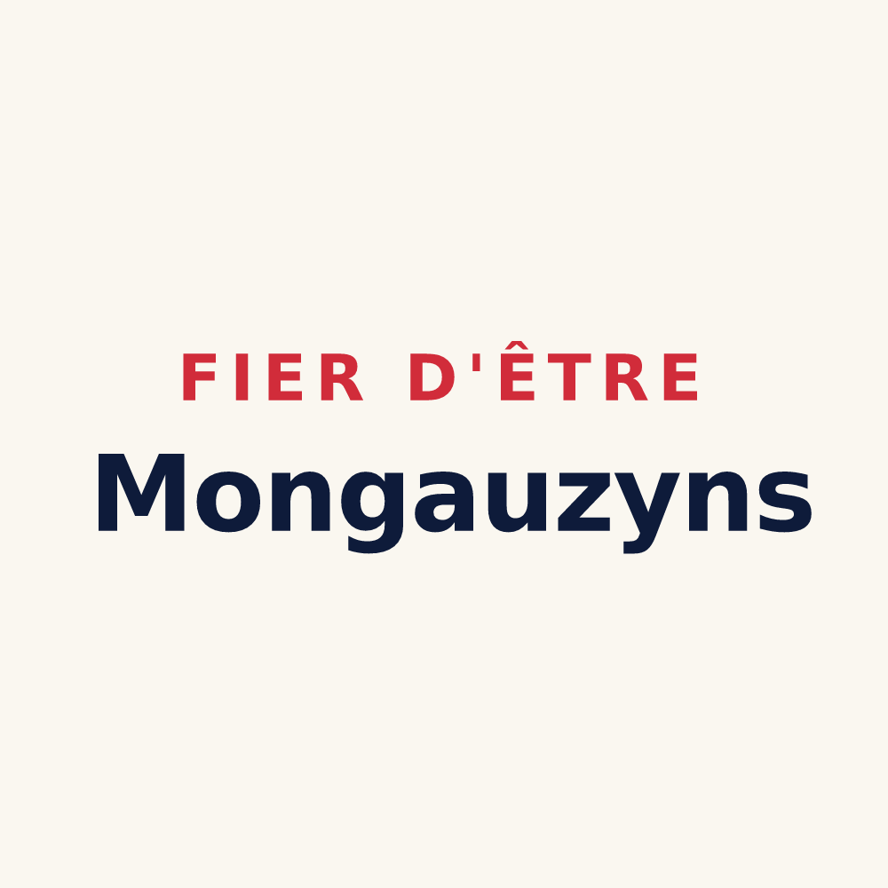 Tasse « Fier d'être Mongauzyns » — design pour Mongauzy