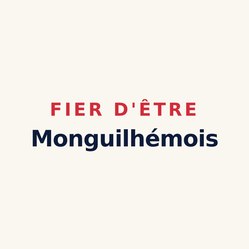 Tasse « Fier d'être Monguilhémois » — design pour Monguilhem