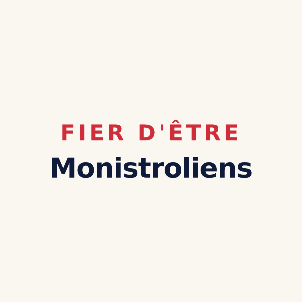 Tasse « Fier d'être Monistroliens » — design pour Monistrol-sur-Loire