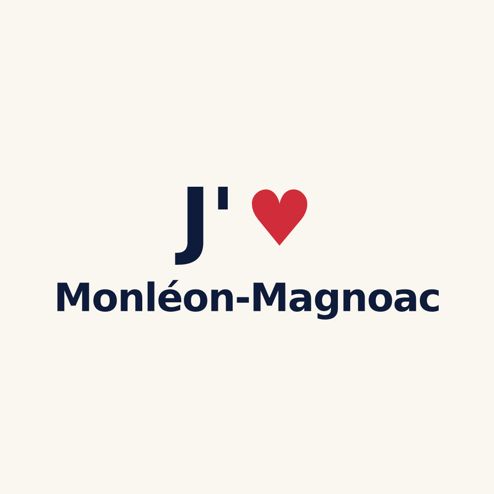 Tasse personnalisée Monléon-Magnoac — design J'aime Monléon-Magnoac