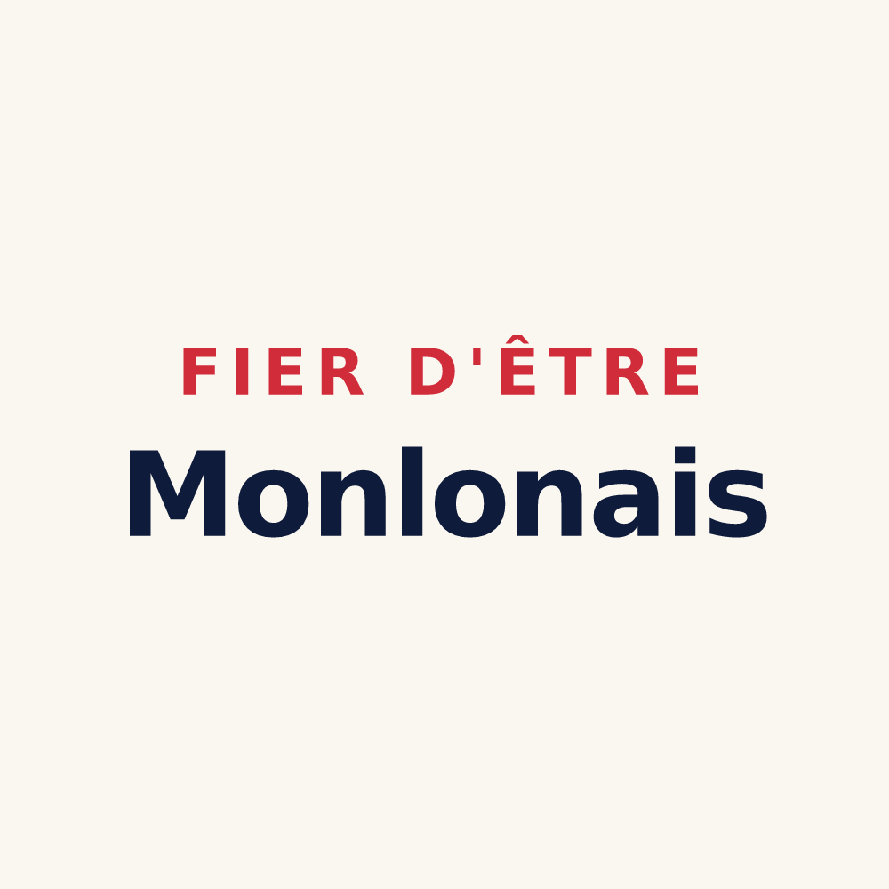 Tasse « Fier d'être Monlonais » — design pour Monlong