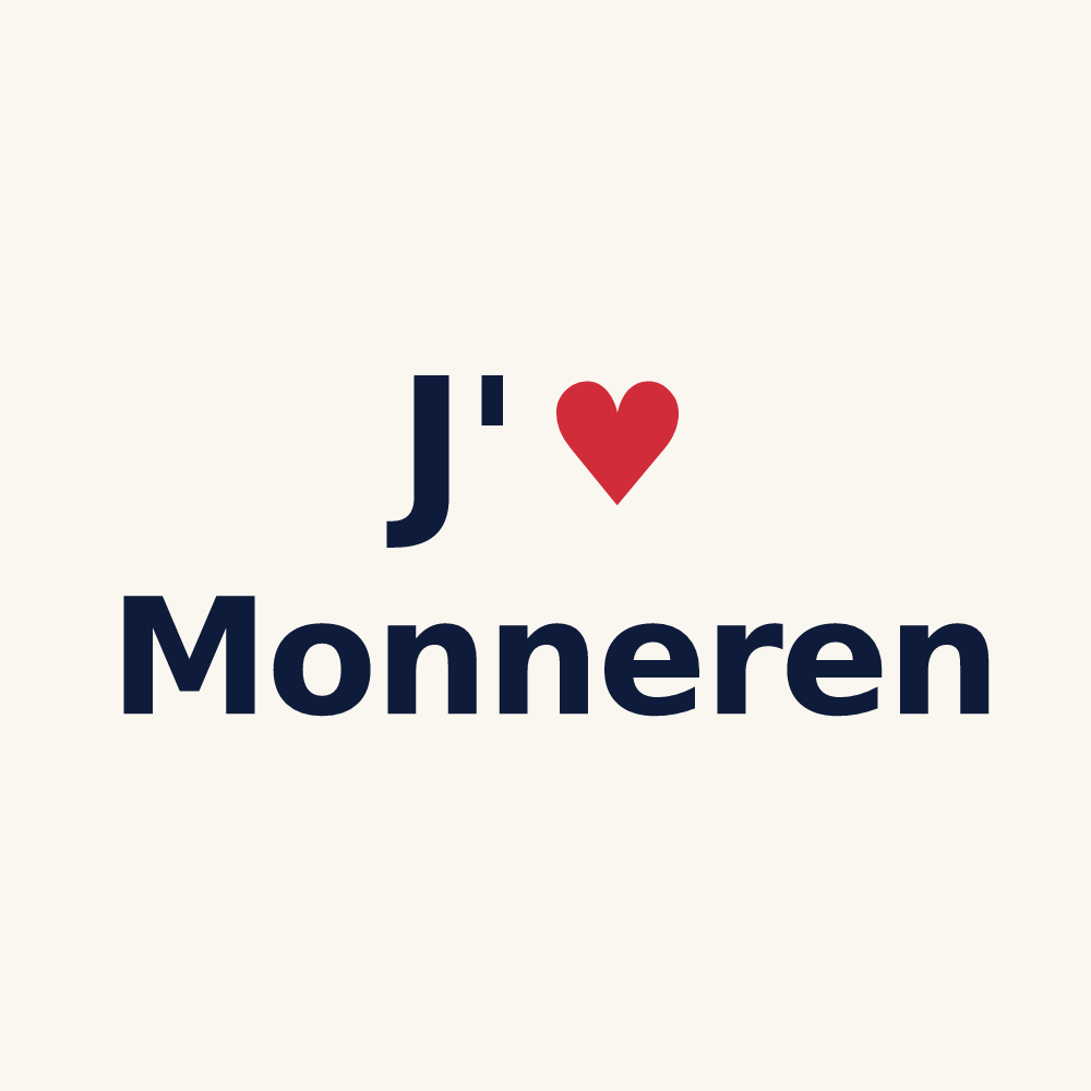 Tasse personnalisée Monneren — design J'aime Monneren