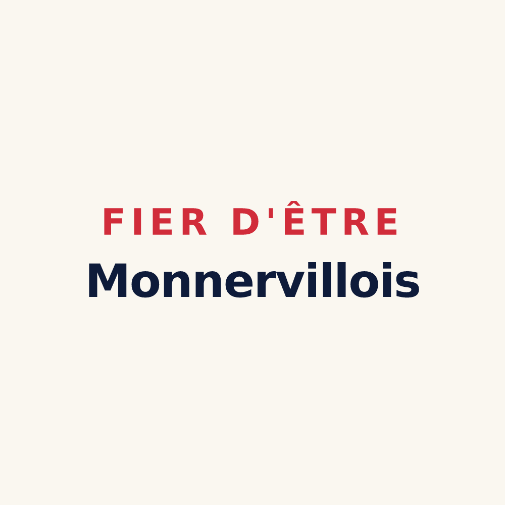 Tasse « Fier d'être Monnervillois » — design pour Monnerville