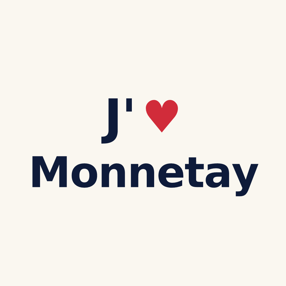 Tasse personnalisée Monnetay — design J'aime Monnetay