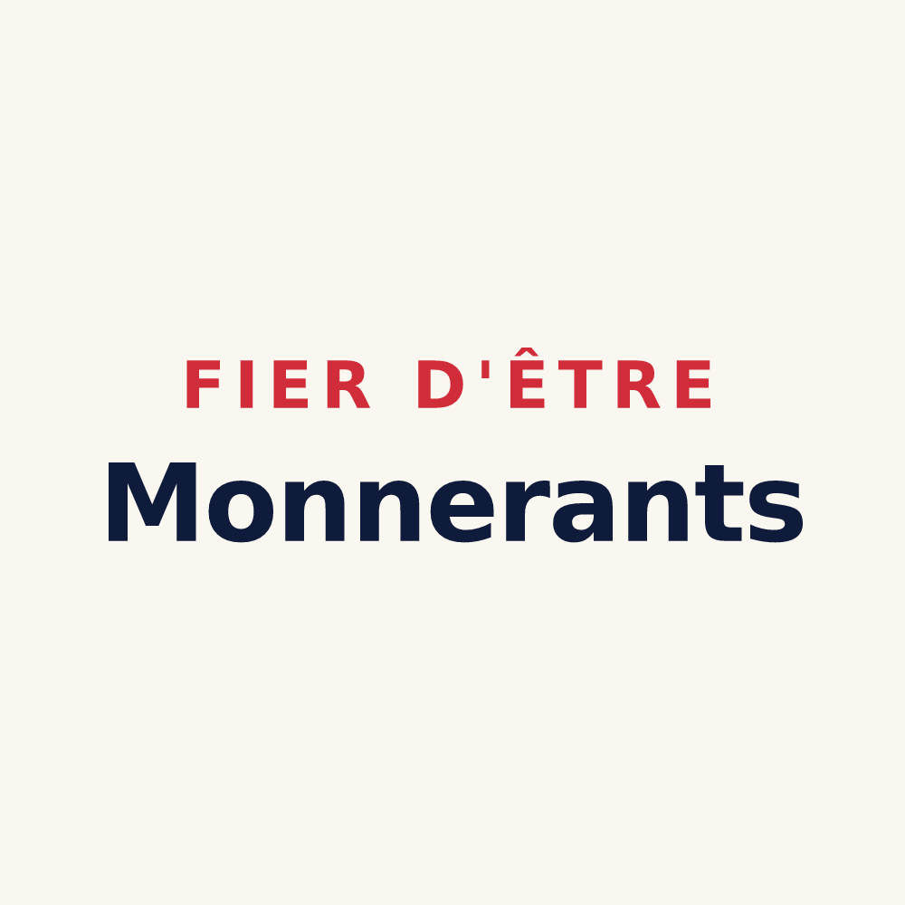 Tasse « Fier d'être Monnerants » — design pour Monnetier-Mornex