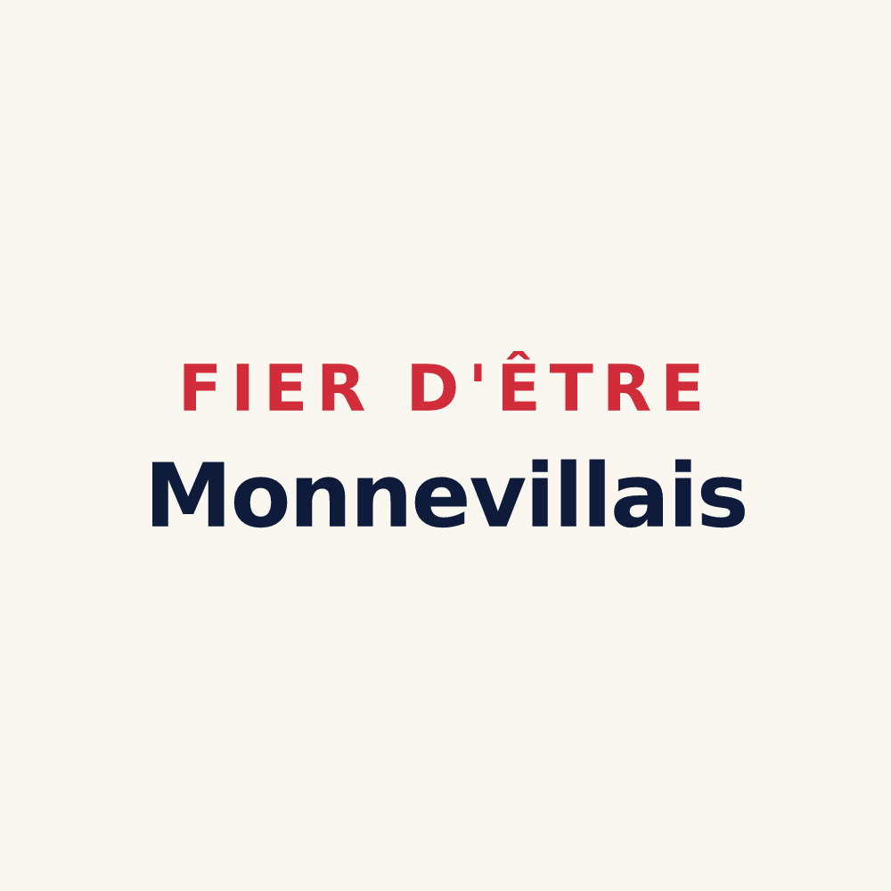 Tasse « Fier d'être Monnevillais » — design pour Monneville