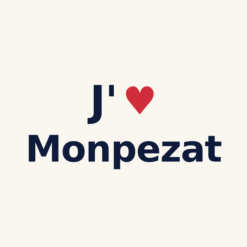 Tasse personnalisée Monpezat — design J'aime Monpezat