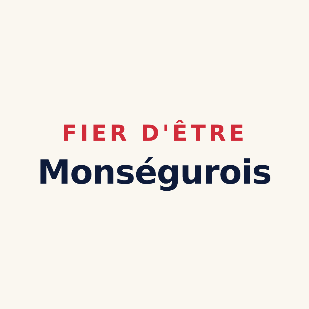 Tasse « Fier d'être Monségurois » — design pour Monségur