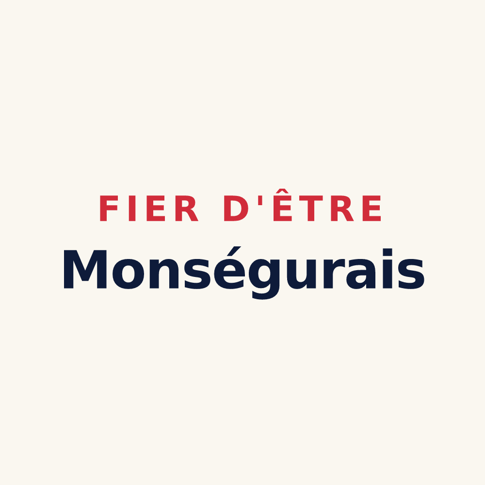 Tasse « Fier d'être Monségurais » — design pour Monségur