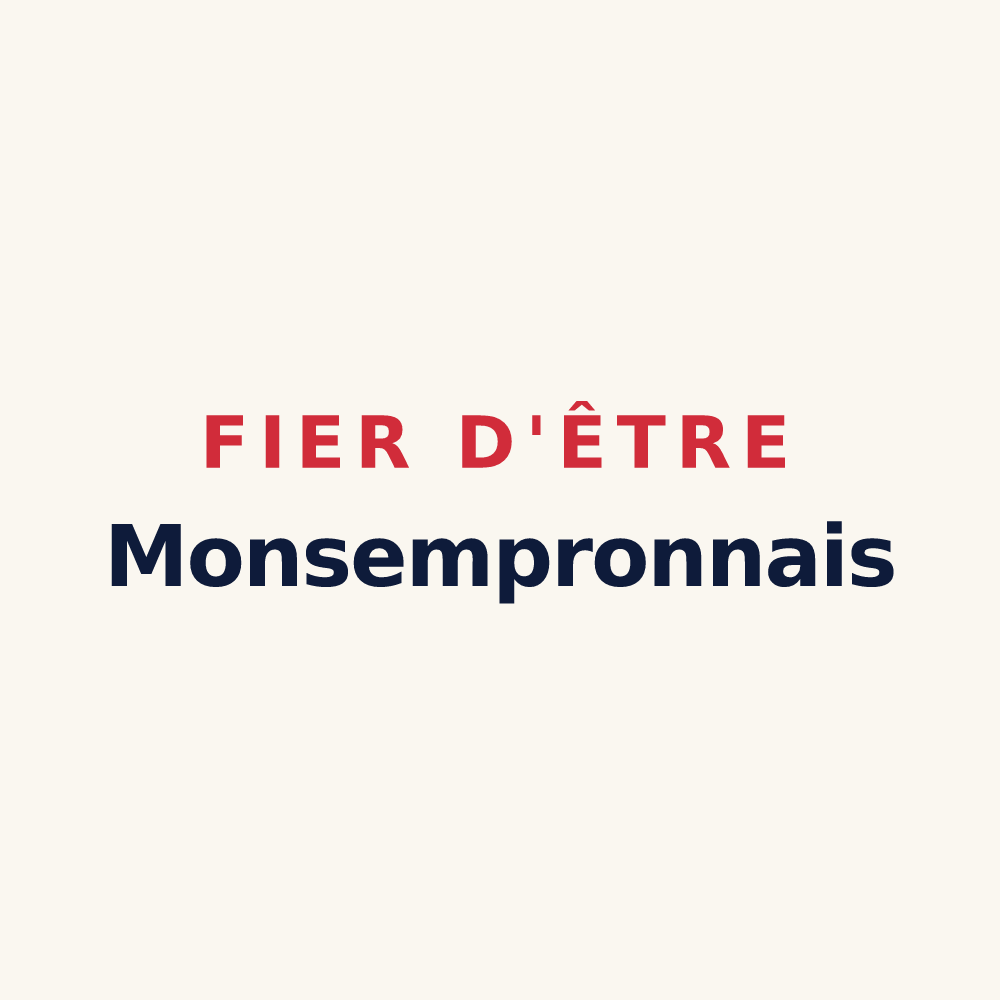 Tasse « Fier d'être Monsempronnais » — design pour Monsempron-Libos