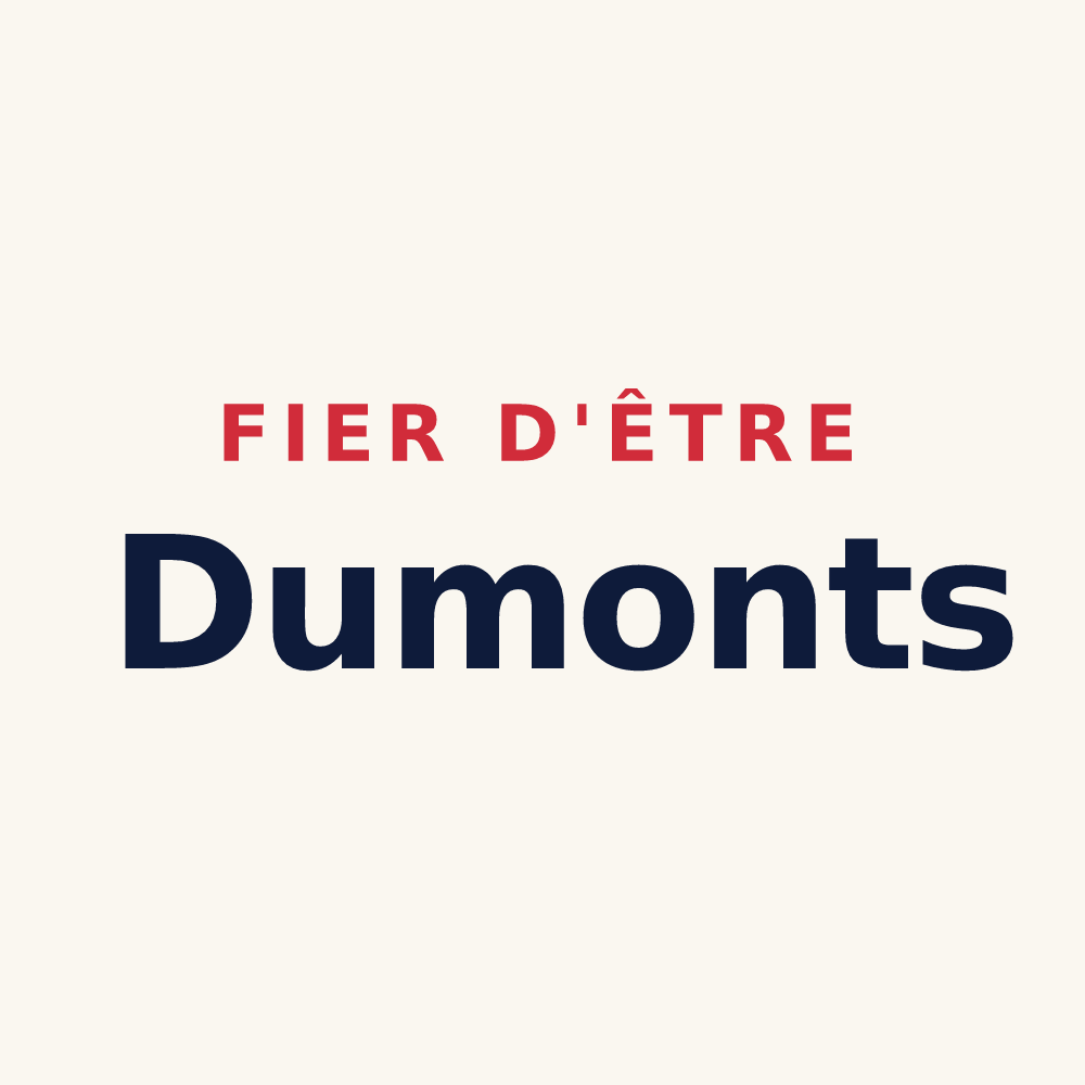 Tasse « Fier d'être Dumonts » — design pour Mont-Saxonnex