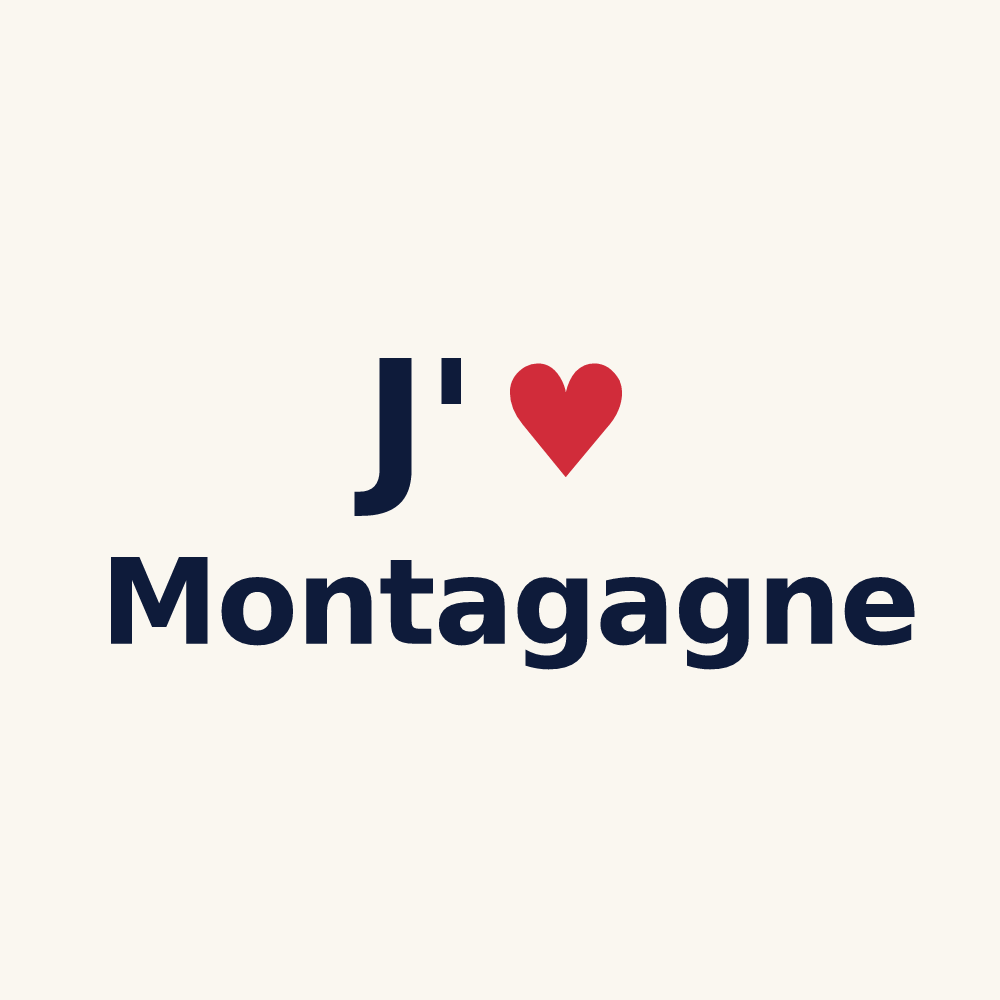 Tasse personnalisée Montagagne — design J'aime Montagagne
