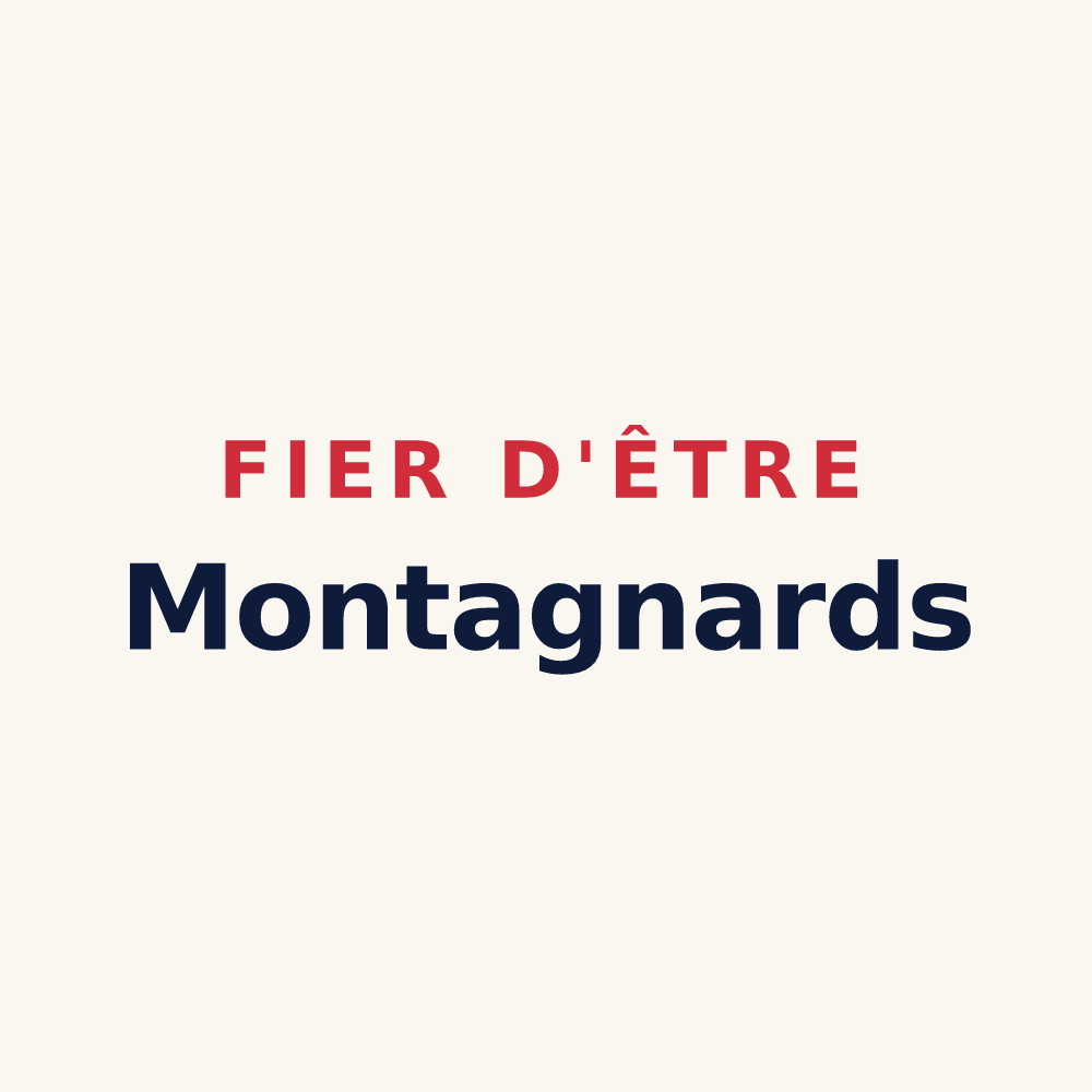 Tasse « Fier d'être Montagnards » — design pour Montagne
