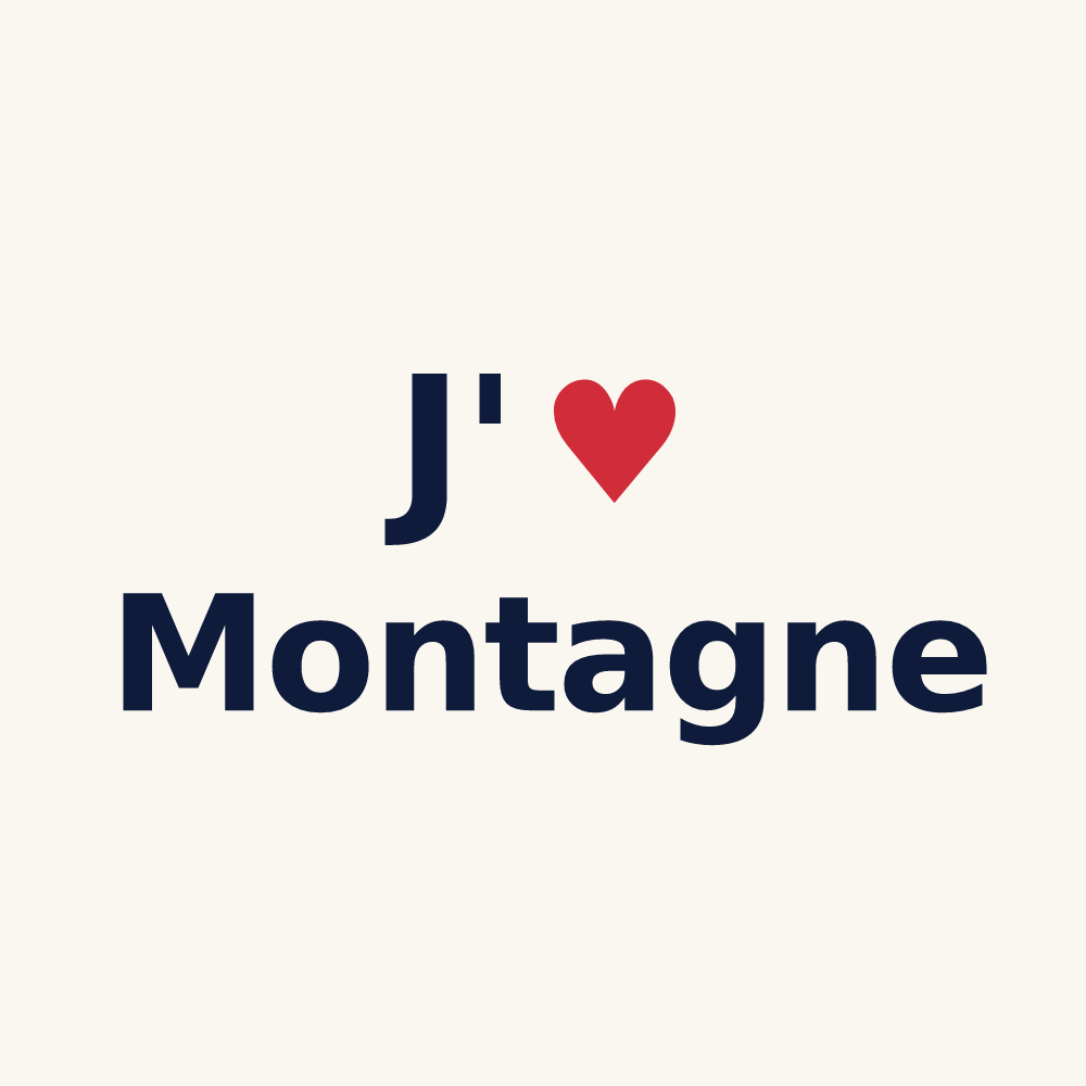 Tasse personnalisée Montagne — design J'aime Montagne