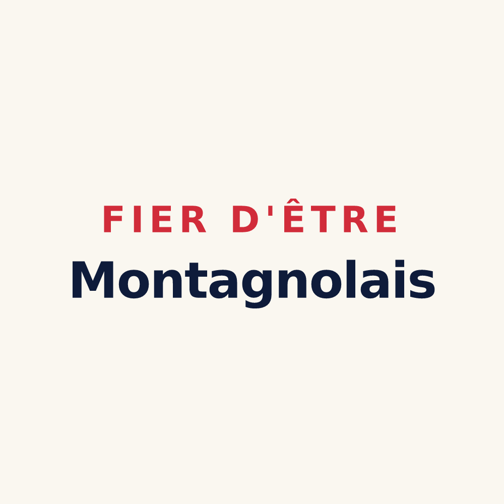 Tasse « Fier d'être Montagnolais » — design pour Montagnole