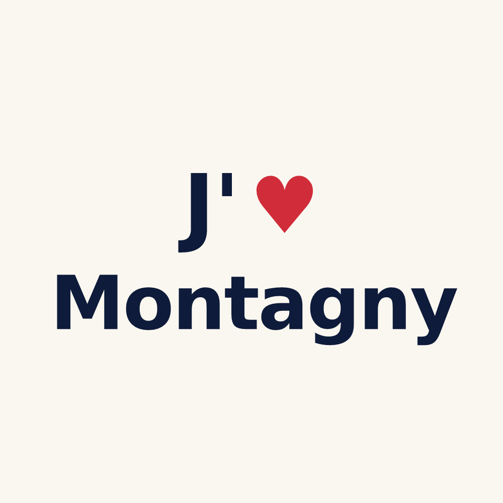 Tasse personnalisée Montagny — design J'aime Montagny