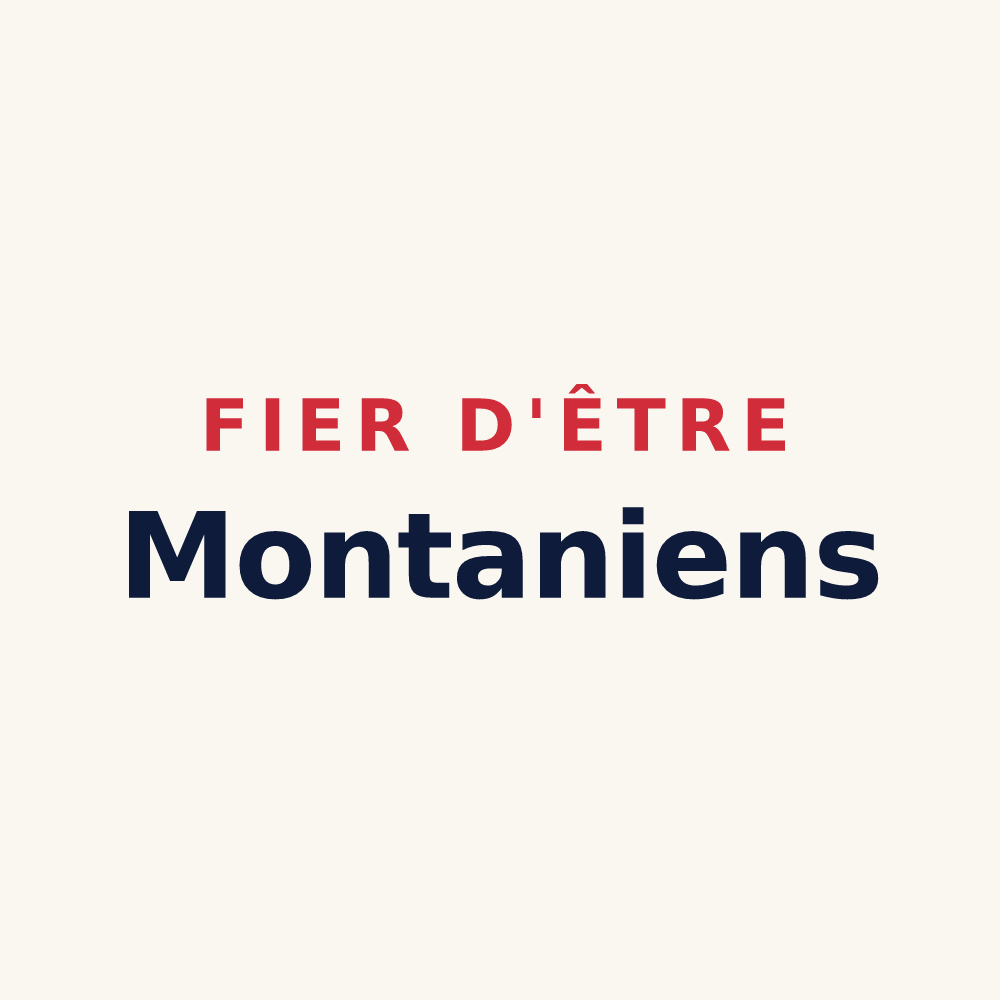 Tasse « Fier d'être Montaniens » — design pour Montaïn