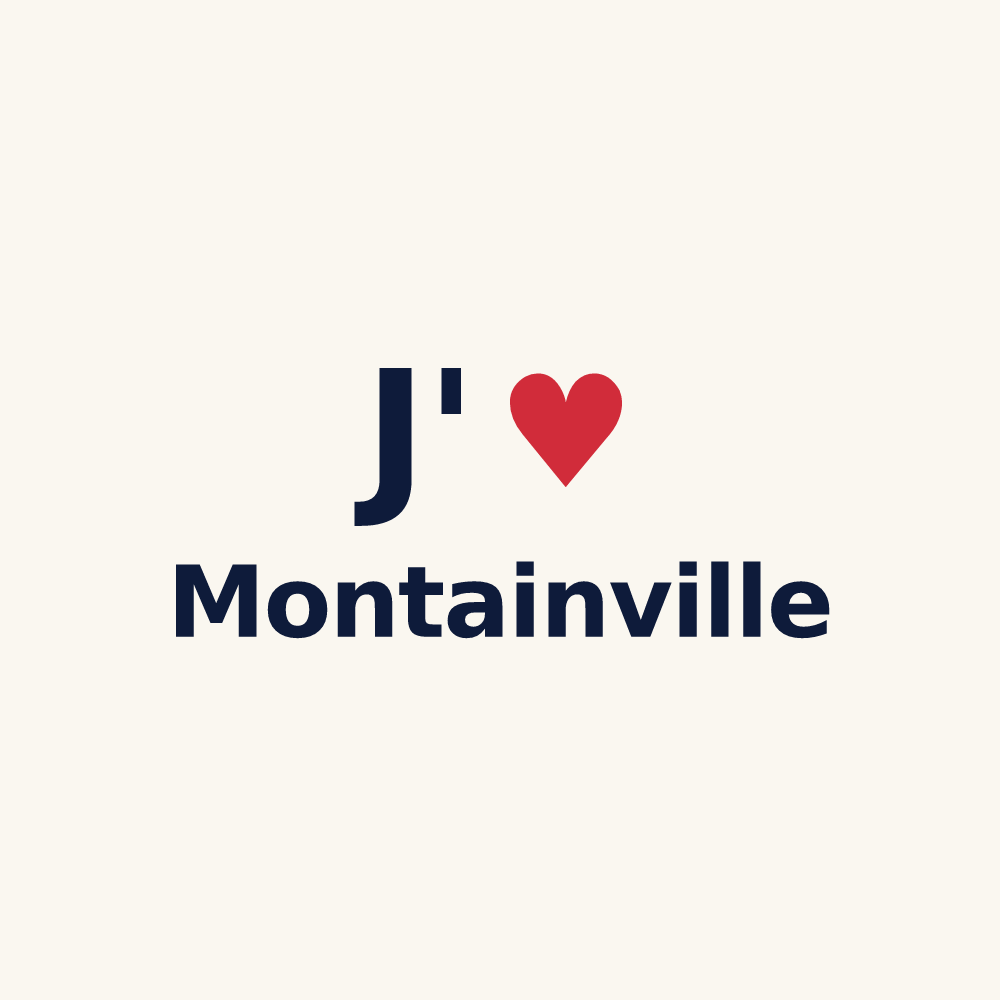 Tasse personnalisée Montainville — design J'aime Montainville