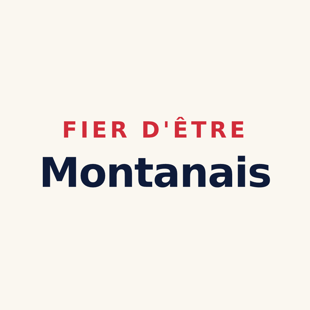 Tasse « Fier d'être Montanais » — design pour Montans