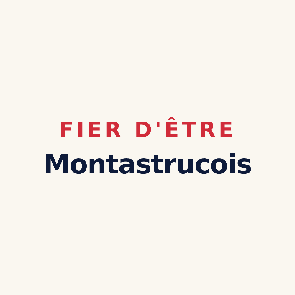 Tasse « Fier d'être Montastrucois » — design pour Montastruc-la-Conseillère