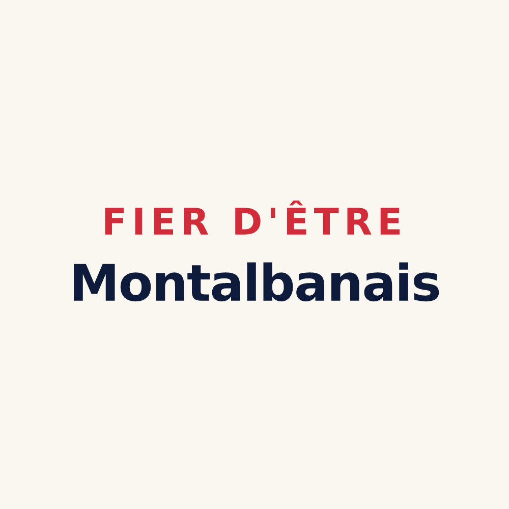 Tasse « Fier d'être Montalbanais » — design pour Montauban-de-Bretagne
