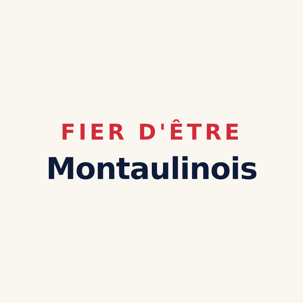 Tasse « Fier d'être Montaulinois » — design pour Montaulin
