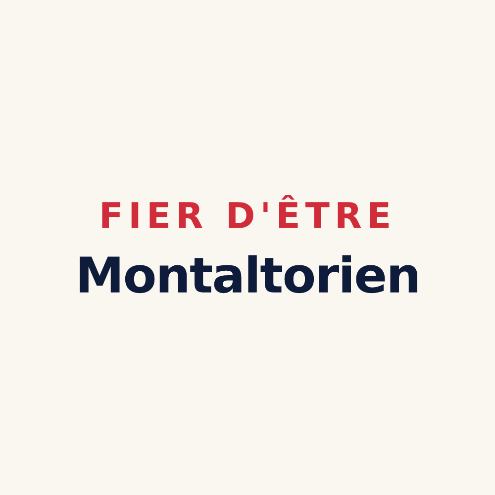 Tasse « Fier d'être Montaltorien » — design pour Montautour