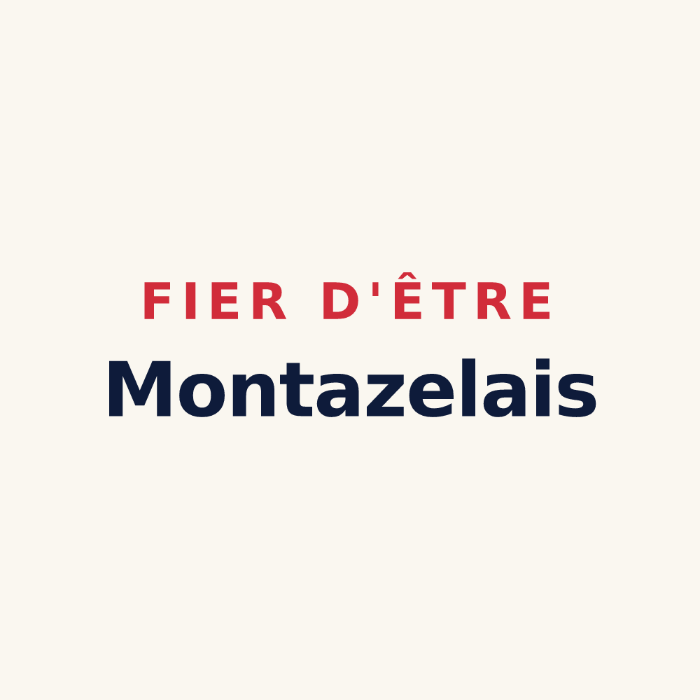 Tasse « Fier d'être Montazelais » — design pour Montazeau