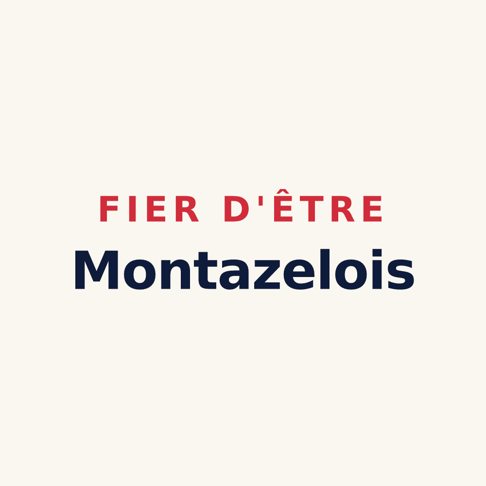 Tasse « Fier d'être Montazelois » — design pour Montazels
