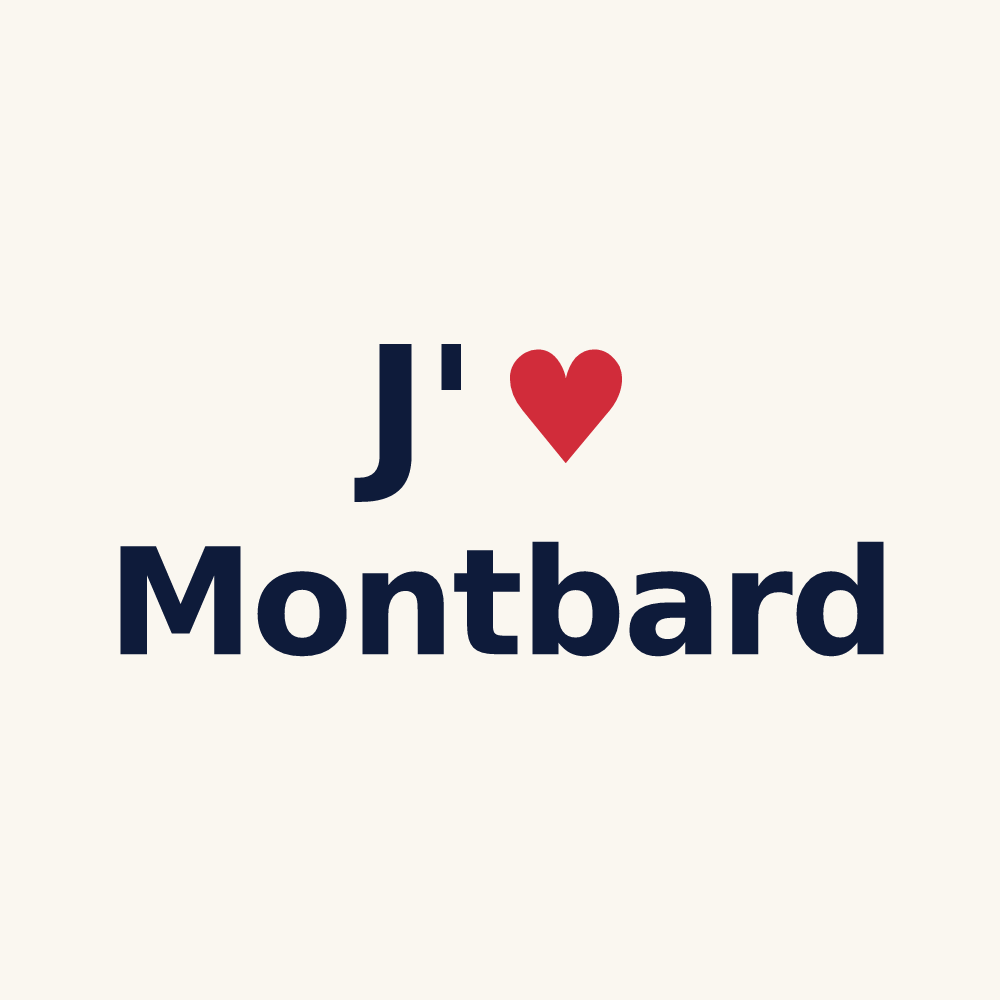 Tasse personnalisée Montbard — design J'aime Montbard