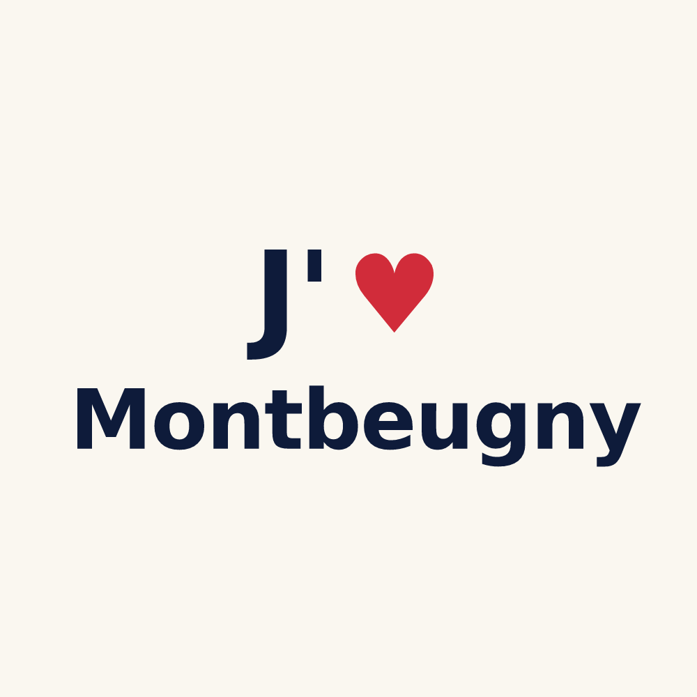 Tasse personnalisée Montbeugny — design J'aime Montbeugny