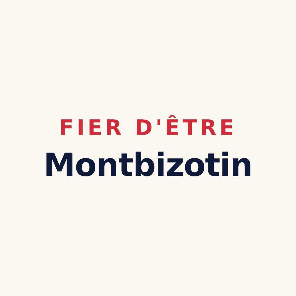 Tasse « Fier d'être Montbizotin » — design pour Montbizot