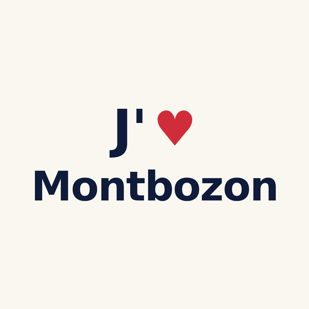 Tasse personnalisée Montbozon — design J'aime Montbozon