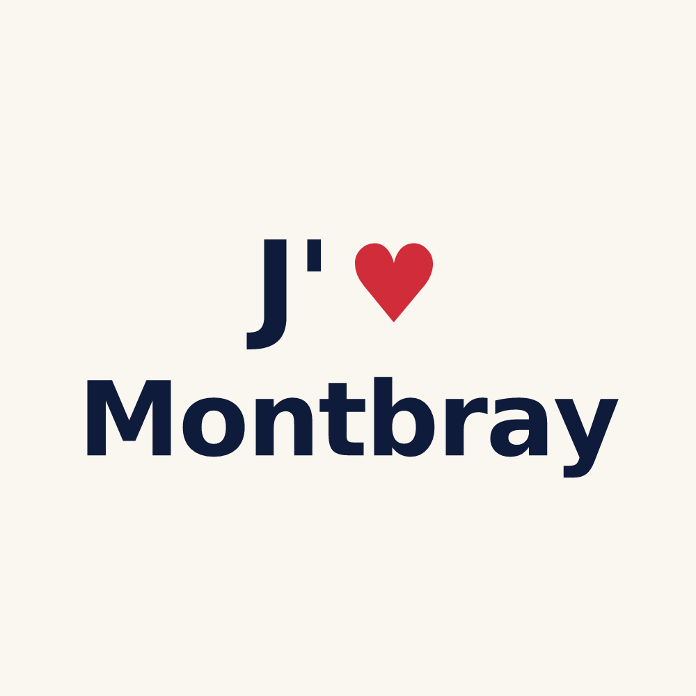 Tasse personnalisée Montbray — design J'aime Montbray