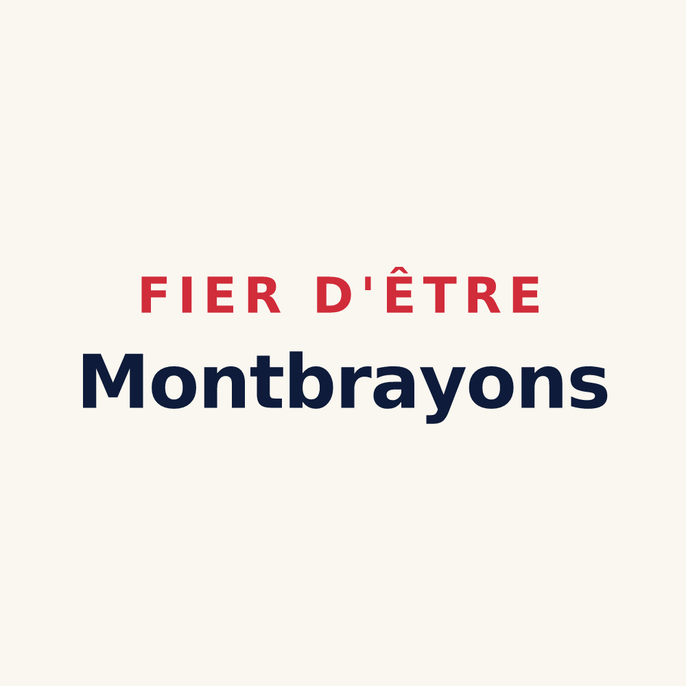 Tasse « Fier d'être Montbrayons » — design pour Montbray