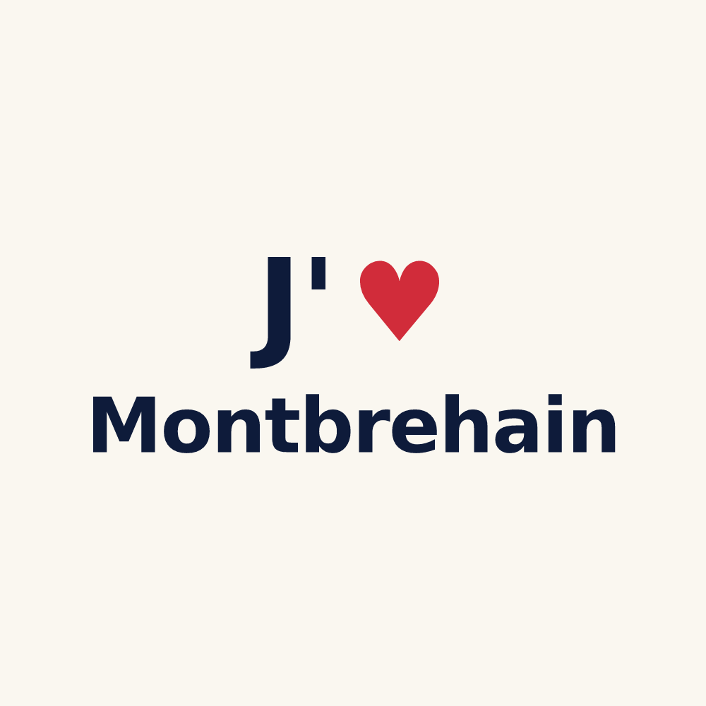 Tasse personnalisée Montbrehain — design J'aime Montbrehain