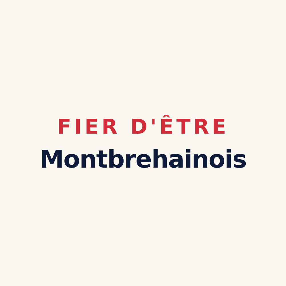 Tasse « Fier d'être Montbrehainois » — design pour Montbrehain